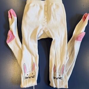 Size 120/130 Hanna Andersson Bunny Tights